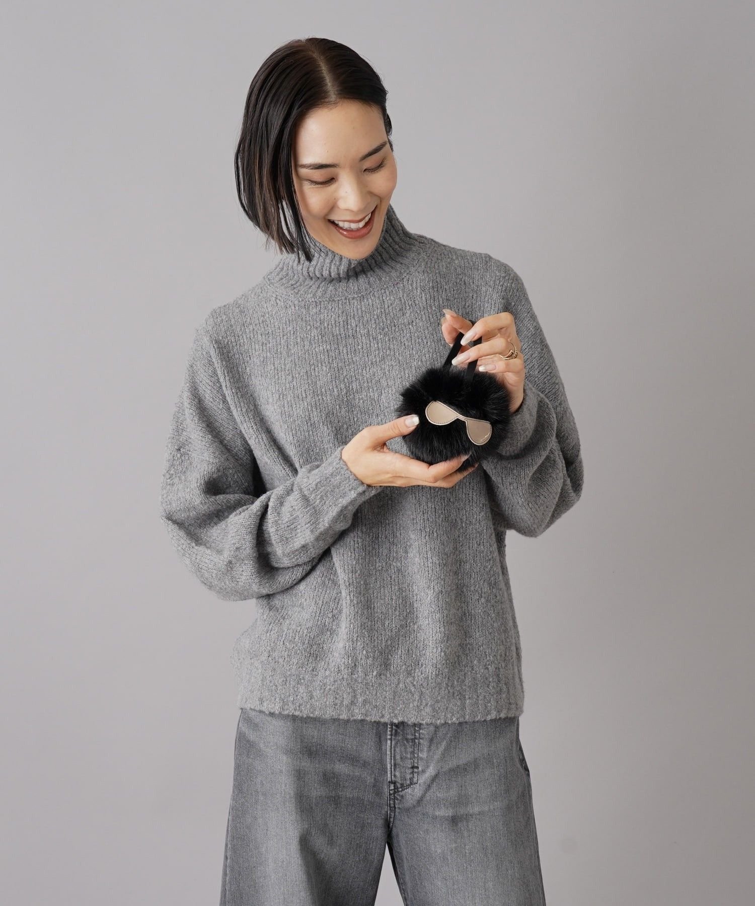 NEMIKA バッグチャーム【NEMIKA】 ネミカ ファッション雑貨 その他のファッション雑貨 ブラック