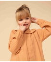 【SALE/40%OFF】PETIT BATEAU ダブルガーゼブラウス プチバトー トップス シャツ・ブラウス オレンジ【送料無料】