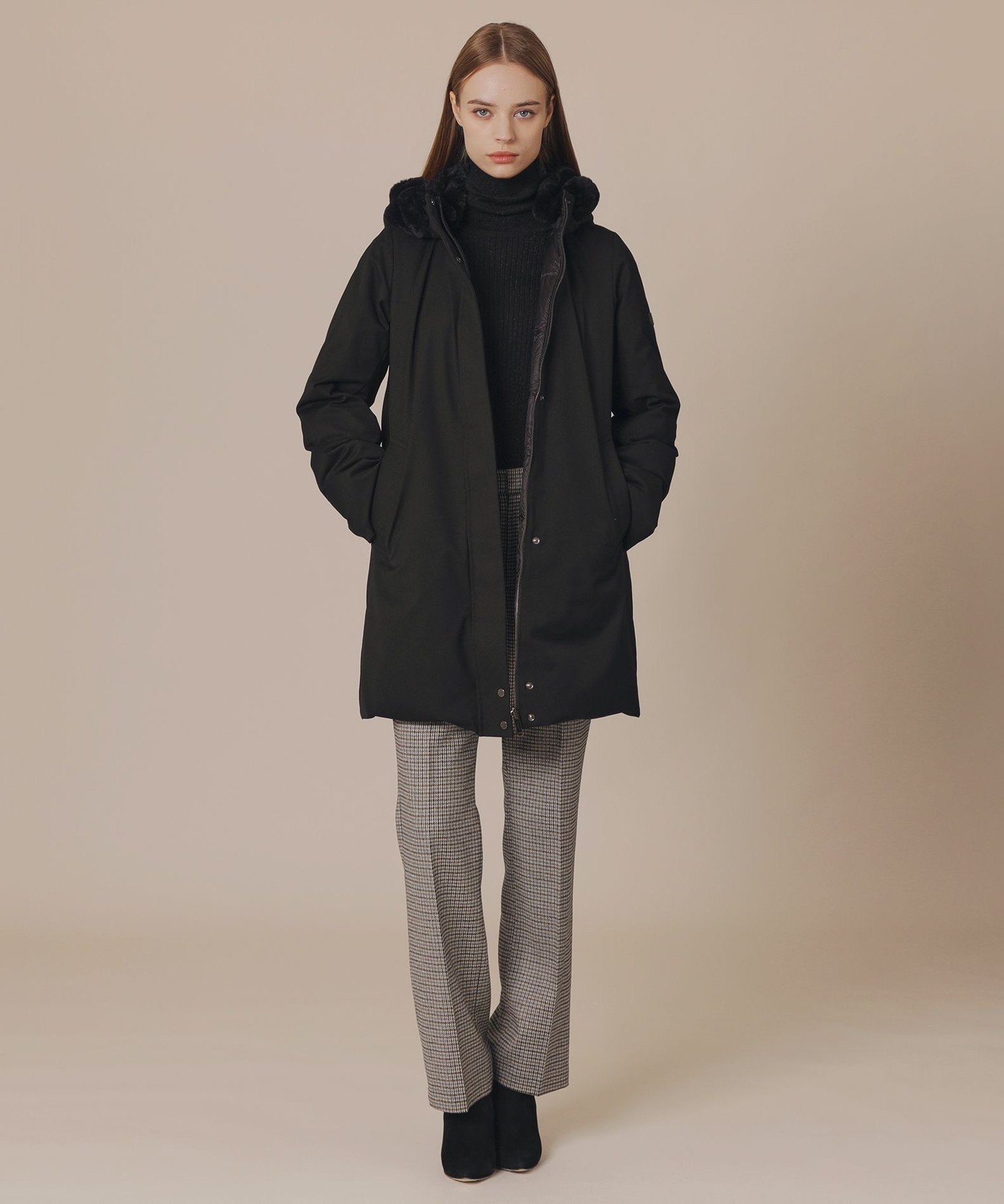 MACKINTOSH LONDON 【PONTELAND/ポントランド】リバーシブルダウンコート マッキントッシュ ロンドン ジャケット・アウター その他のジャケット・アウター カーキグリーン ブラック【送料無料】