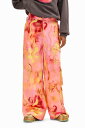 Desigual HILLARYCOLLINA ロングパンツ デシグアル パンツ カーゴパンツ ピンク【送料無料】