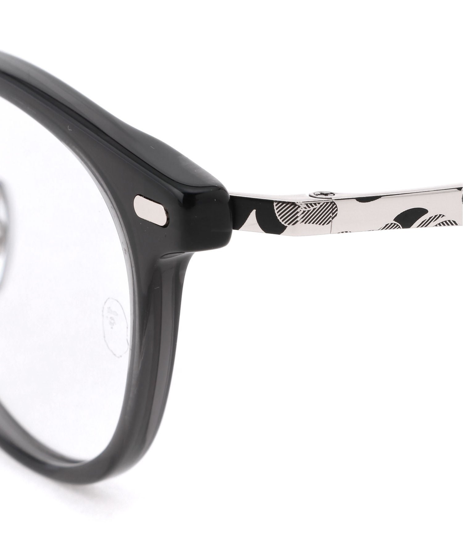 A BATHING APE OPTICAL FLAME #8 ア ベイシング エイプ ファッション雑貨 メガネ ブラック【送料無料】