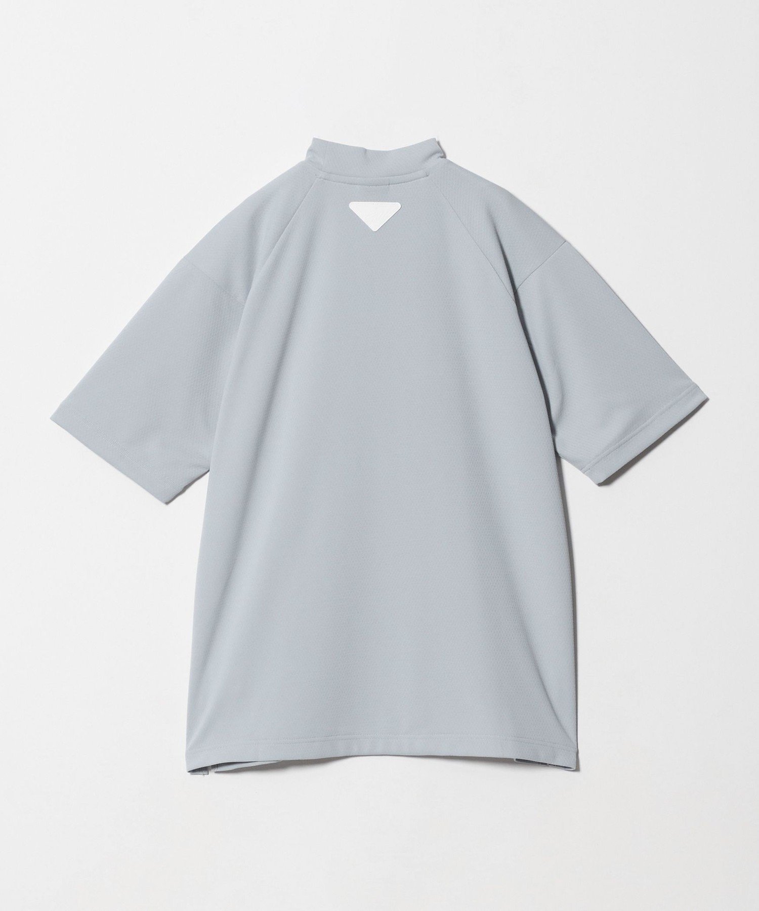 メンズ ハニカム モックネック シャツ 吸水速乾 ユナイテッドアローズ トップス カットソー・Tシャツ ブラック グレー
