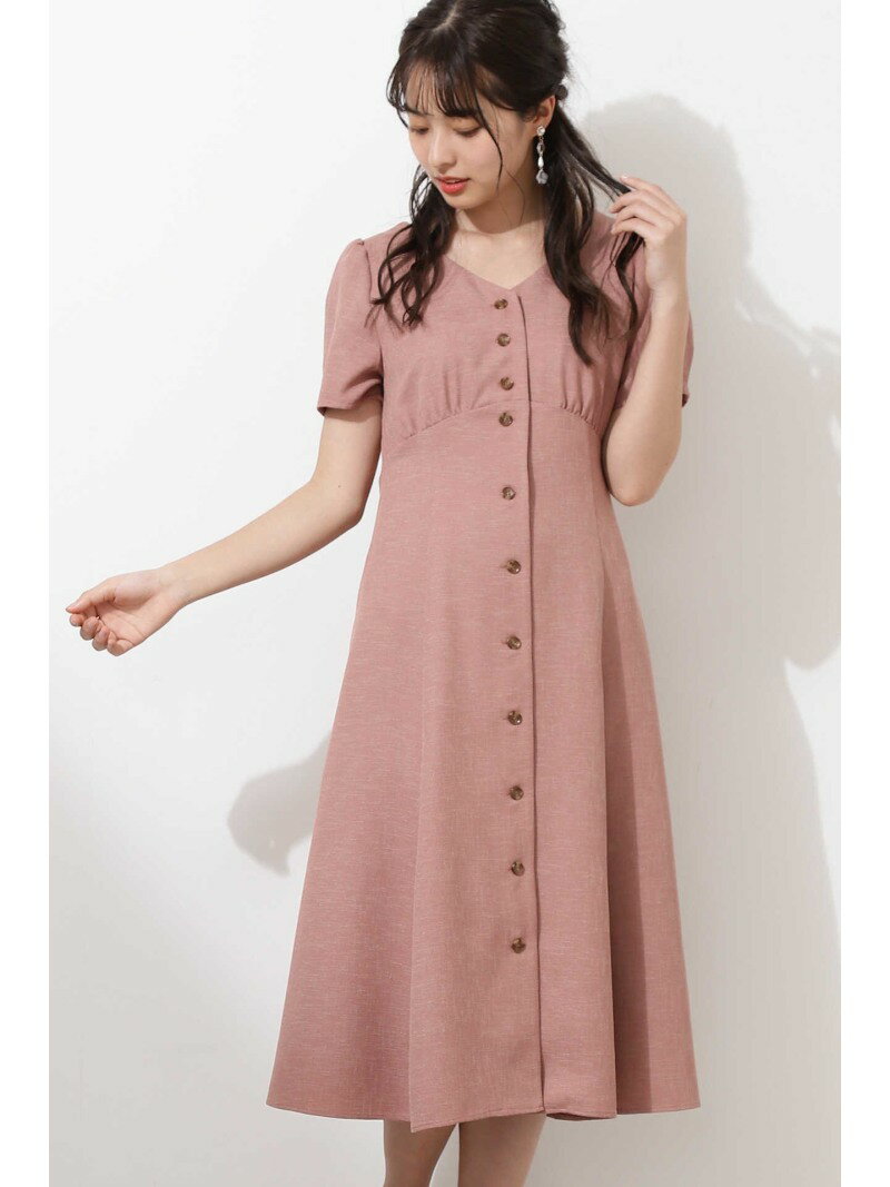 【SALE／30%OFF】JILL by JILL STUART リボン&シャーリングワンピース ジル バイ ジル スチュアート ワンピース・ドレス その他のワンピース・ドレス ピンク ブラック ホワイト【送料無料】のサムネイル