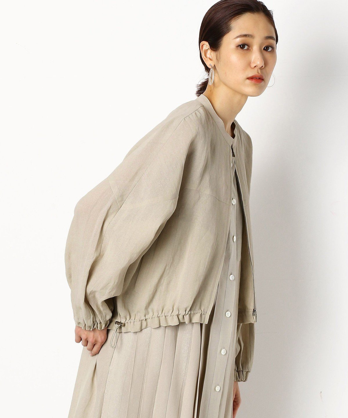 【SALE／46 OFF】Gabardine K.T 【ウォッシャブル】抄繊糸 ブルゾン コムサ ジャケット アウター ブルゾン ジャンパー【送料無料】