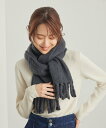 【SALE/60%OFF】ROPE' PICNIC PASSAGE バルキーフリンジリブマフラー ロペピクニック ファッション雑貨 マフラー・ストール・ネックウ...