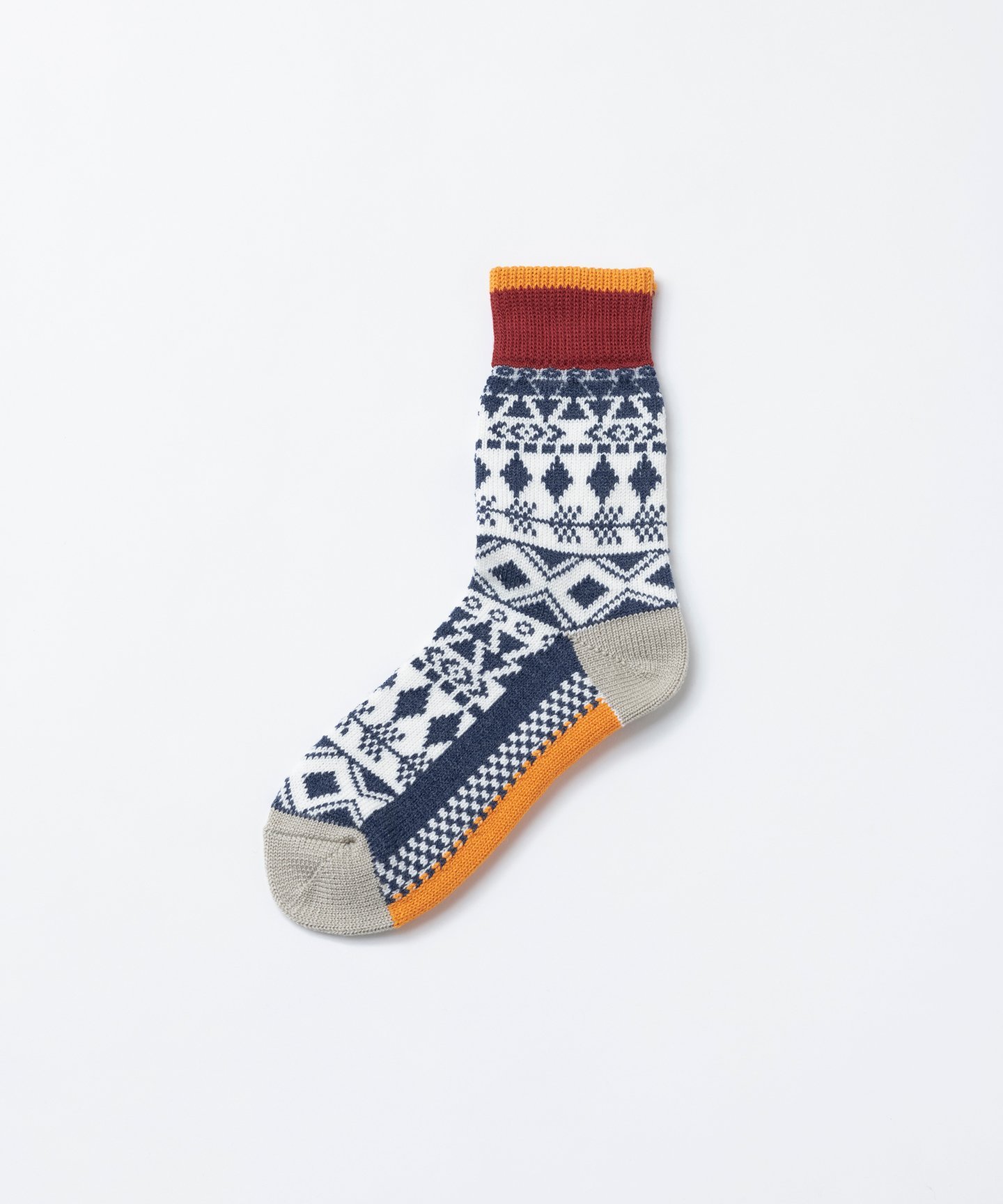 TRICOT? GEO SWEATER SOCKS gRe CEbOEFA C lCr[ ubN