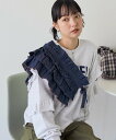 【SALE/65%OFF】FREAK'S STORE マルチウェイ デニム 付けフリル 24AW フリークスストア ファッション雑貨 ベルト ブルー