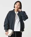 UNITED ARROWS green label relaxing ツイル コクーン MA-1 ウォッシャブル 撥水 吸湿発熱 ユナイテッドアローズ グリーンレーベルリラクシング ジャケット・アウター MA-1 ネイビー グリーン【送料無料】
