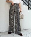 CIAOPANIC TYPY 【willow】断ち切りワイドデニム チャオパニックティピー パンツ その他のパンツ ブラック ベージュ【送料無料】