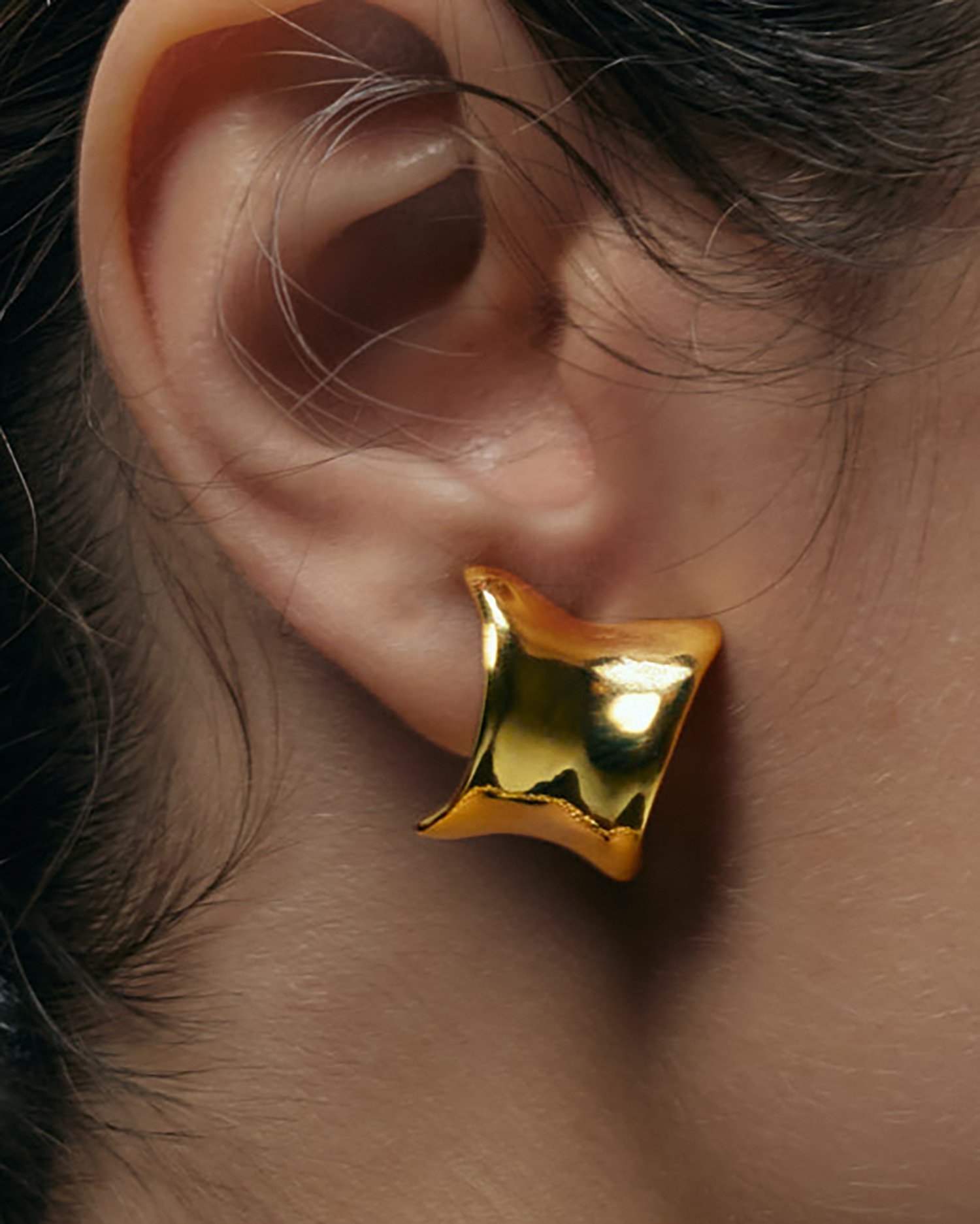 IRIS47 IRIS 47/flare earring/フレア イヤリング フープ アーティ フォブ アクセサリー・腕時計 イヤリング・イヤーカフ シルバー ゴールド【送料無料】