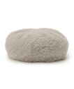 【SALE/53%OFF】grove ふんわりシャギーベレー グローブ 帽子 ハンチング・ベレー帽 グレー ブラック ピンク