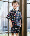 【SALE/10%OFF】apres les cours 【リンク】アプレのはんなりBOYS甚平 エフオーオンラインストア 着物・浴衣・和装小物 浴衣 ベージュ ホワイト ブルー