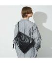 ABAHOUSE LASTWORD 【マルチウェイ】 フェイクレザー 巾着ナップサック / ショルダーバッグ / ユ アバハウス バッグ リュック・バックパック ブラック グレー【送料無料】