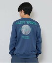 【SALE/10%OFF】GLAZOS 【大人向けサイズあり】【毛玉になりにくいしっかり素材】バックバスケットトレーナー ナルミヤオンライン トップス スウェッ...