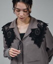 SALON adam et rope' エンブロイダリカラー サロン アダム エ ロペ ファッション雑貨 マフラー・ストール・ネックウォーマー ホワイト ブラッ...