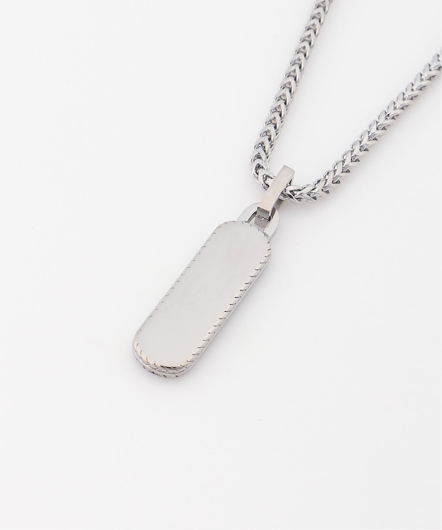 GUESS GUESS/(M)SAILOR KNOT Pave Tag Necklace ネックレス アクセサリー ゲス アクセサリー・腕時計 ネックレス シルバー【送料無料】