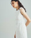 GRACE CONTINENTAL レースタイトドレス グレースコンチネンタル ワンピース・ドレス ドレス ブラウン ホワイト【送料無料】