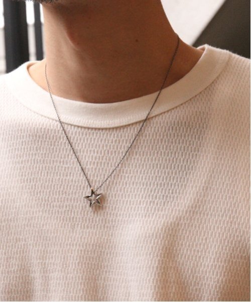 amp japan オープン スター チェーンネックレス ミスターオリーブ アクセサリー・腕時計 ネックレス シルバー【送料無料】