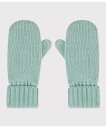 【SALE/30%OFF】PETIT BATEAU ニットミトン プチバトー ファッション雑貨 手袋 ホワイト グリーン【送料無料】