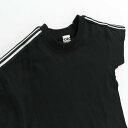 branshes 【WEB限定/DRC/お肌に嬉しい綿100%】袖ラインテープ半袖TBIGシャツ ブランシェス トップス ノースリーブ・タンクトップ ホワイト ブラック ブルー ベージュ ピンク グリーン