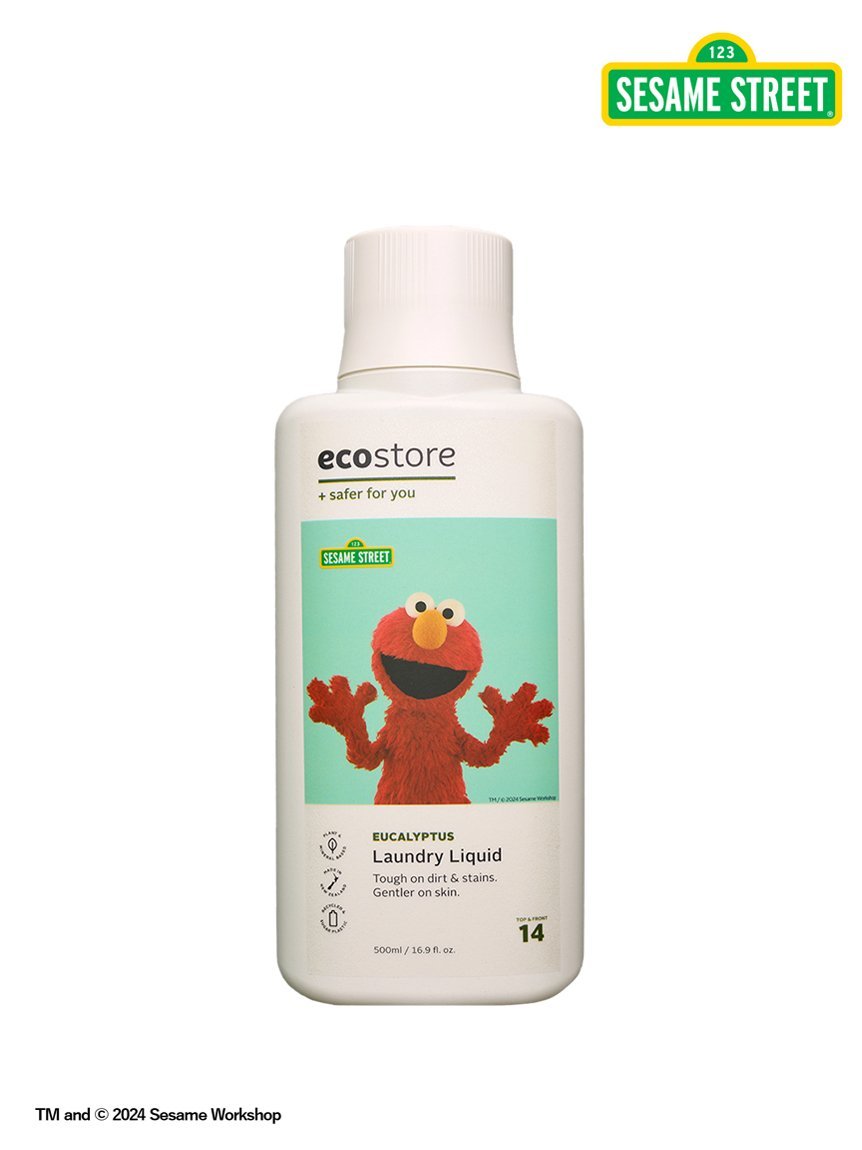 SESAME STREET MARKET 【eco store】 ランドリーリキッド＜ユーカリ＞ 500mL セサミストリートマーケット インテリア・生活雑貨 その他のインテリア・生活雑貨 レッドのサムネイル