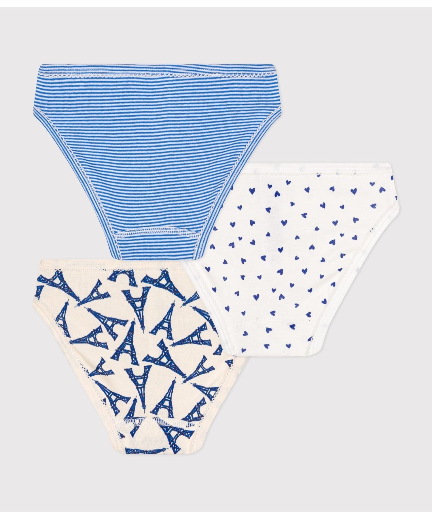 【SALE／10%OFF】PETIT BATEAU ショーツ3枚組 プチバトー インナー・ルームウェア ショーツ【送料無料】 2