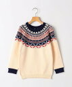 【SALE/30%OFF】SHIPS KIDS SHIPS KIDS:80ー90cm /〈洗濯機可能〉フェアアイル ニット シップス トップス ニット ベージュ...