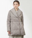 【SALE/32%OFF】AMACA 女優ダウン アマカ ジャケット・アウター その他のジャケット・アウター グレー ブラック【送料無料】(4)