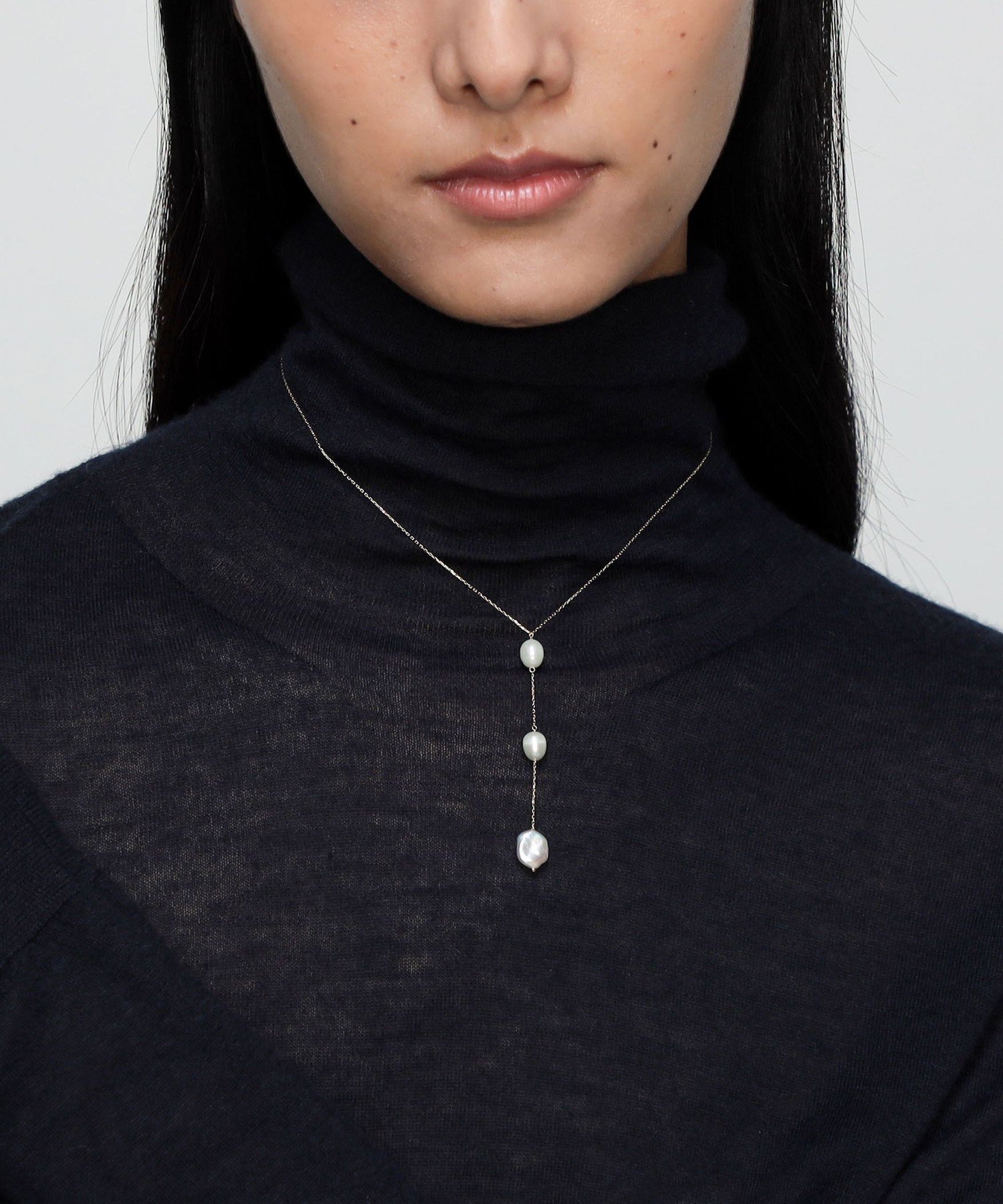 TOMORROWLAND GOODS les bon bon dot パールネックレス トゥモローランド アクセサリー・腕時計 ネックレス ホワイト【送料無料】