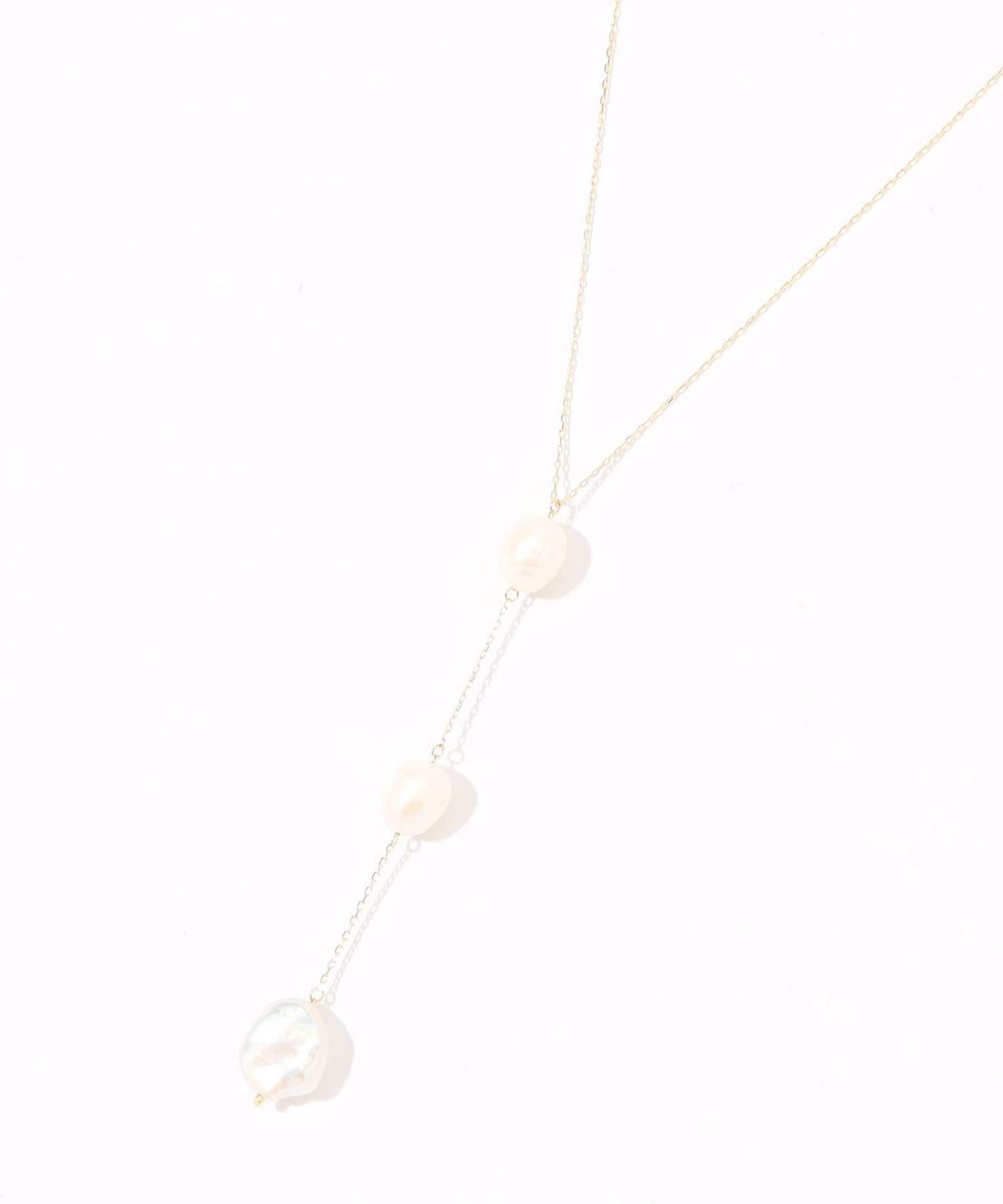 TOMORROWLAND GOODS les bon bon dot パールネックレス トゥモローランド アクセサリー・腕時計 ネックレス ホワイト【送料無料】