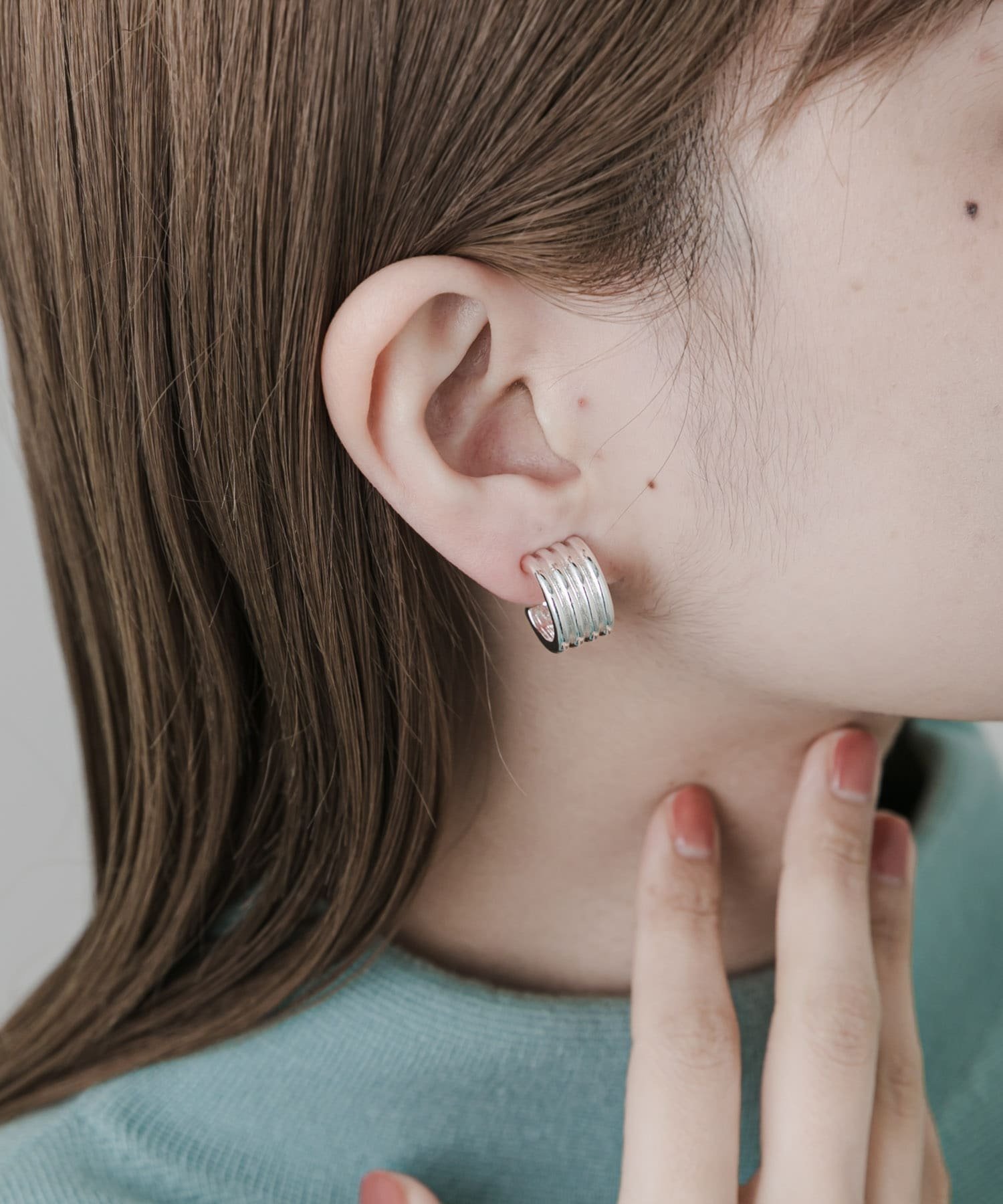 【SALE/50%OFF】SMELLY トリプルフープイヤリング スメリー アクセサリー・腕時計 イヤリング・イヤーカフ ブラック