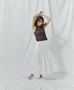 NATURAL BEAUTY BASIC タフタギャザーバルーンスカート ナチュラルビューティベーシック スカート その他のスカート ホワイト ブラック ベージュ【送料無料】