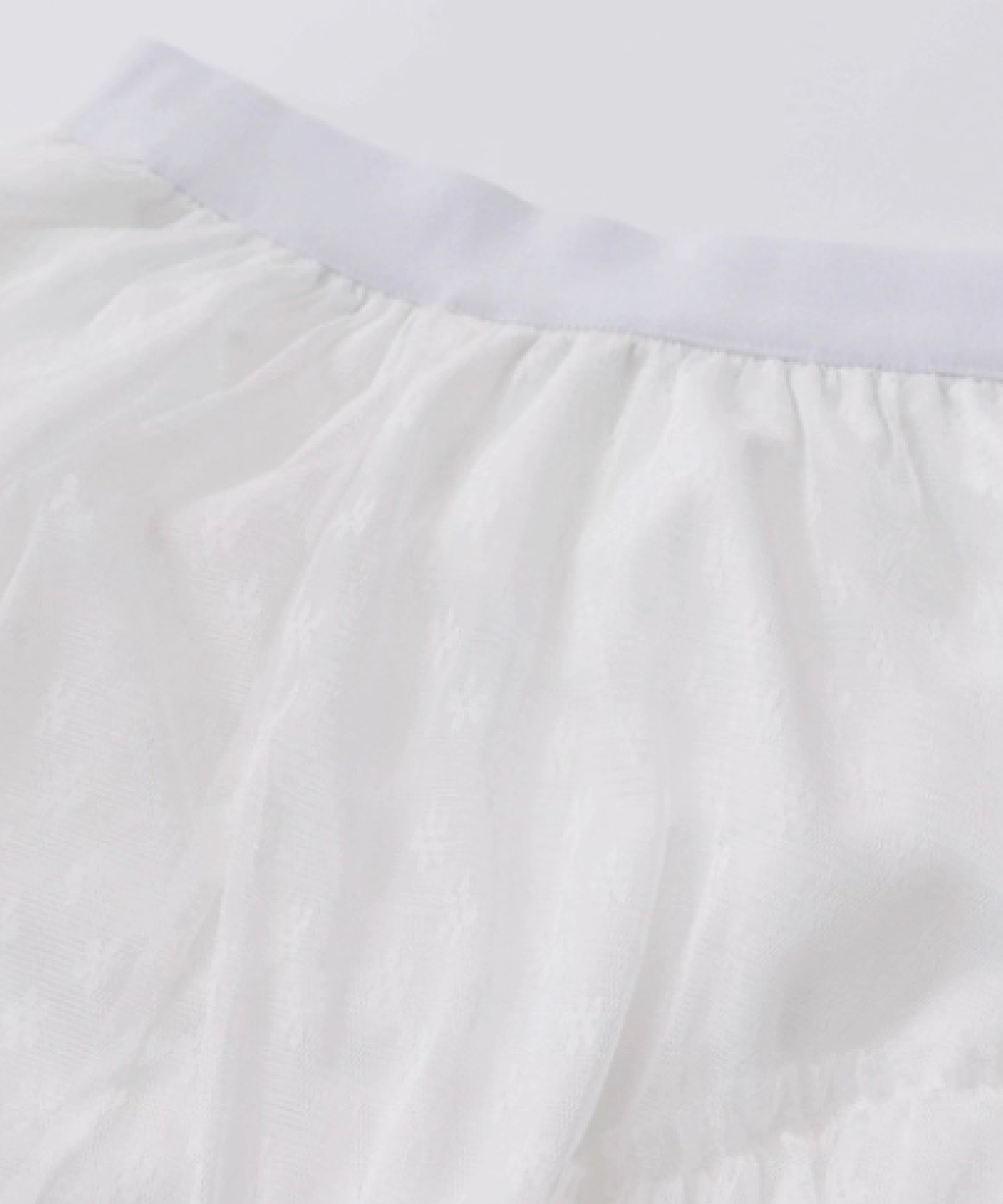 LA POMME petit Lace Volume Long Skirt ラポミ・プチ スカート ロング・マキシスカート ブラック ホワイト