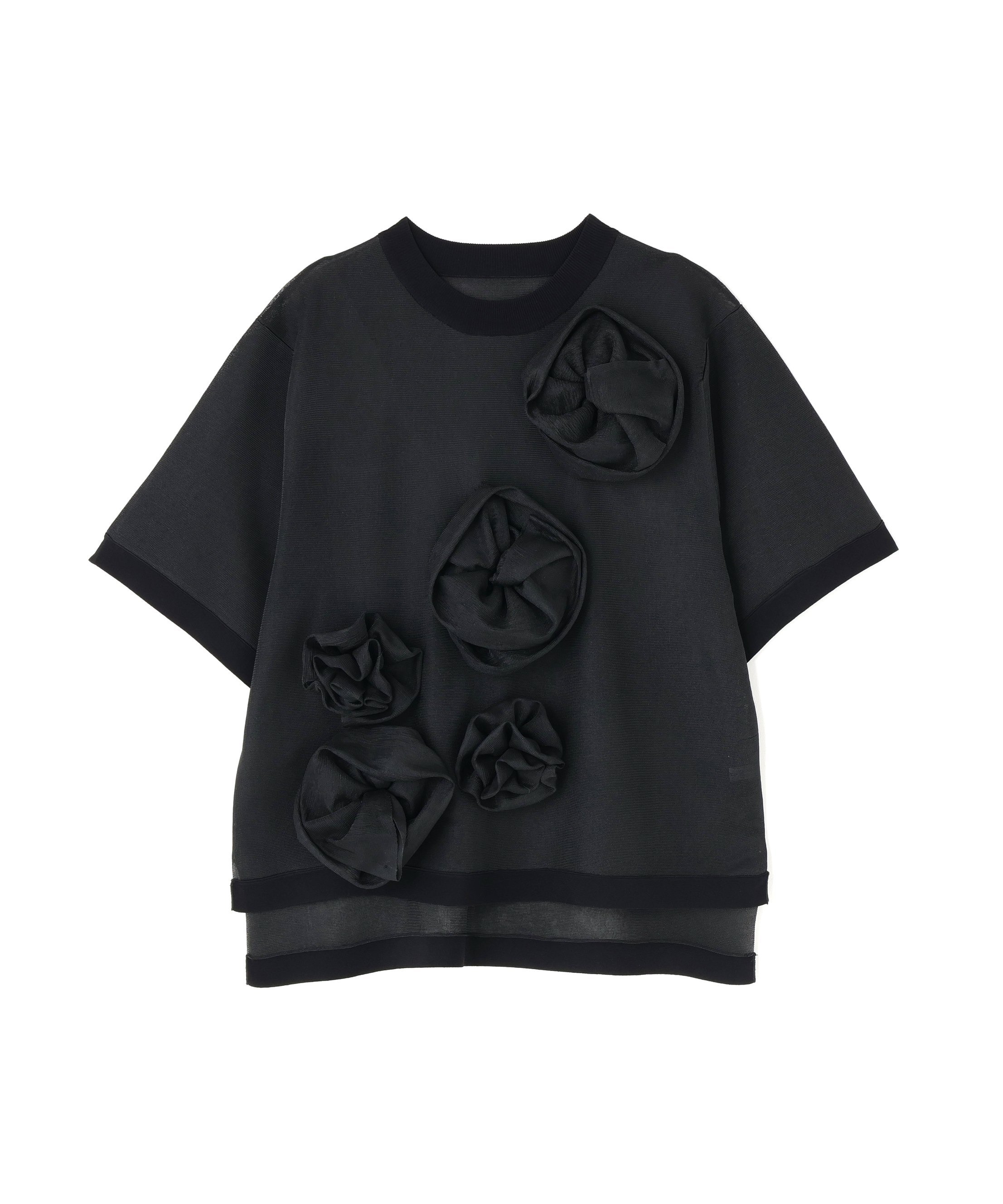 【SALE／60%OFF】ADORE ◆ブロッサムニット アドーア トップス ニット ブラック ホワイト【送料無料】