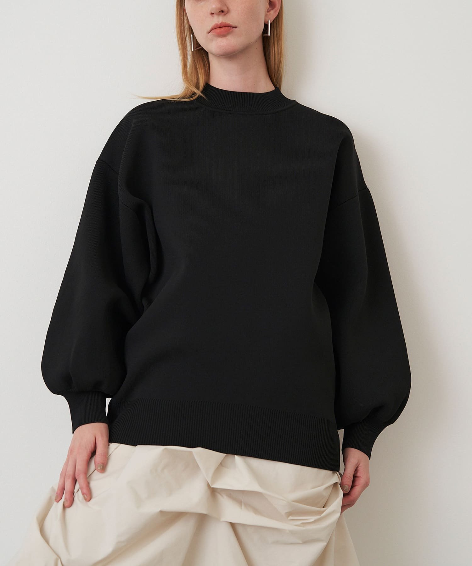 【SALE/20%OFF】URBAN RESEARCH ROSSO ELENDEEK FORM SLEEVE OVER KNIT アーバンリサーチロッソ トップス ニット イエロー パープル ホワイト ブラック【送料無料】