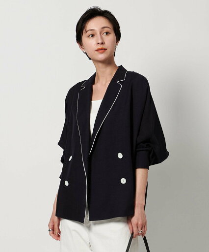 UNITED ARROWS ドルマン ブラウス ジャケット ユナイテッドアローズ ジャケット・アウター テーラードジャケット・ブレザー ブラック ネイビー【送料無料】 UNITED ARROWS ドルマン ブラウス ジャケット ユナイテッドアローズ ジャケット・アウター テーラードジャケット・ブレザー ブラック ネイビー【送料無料】