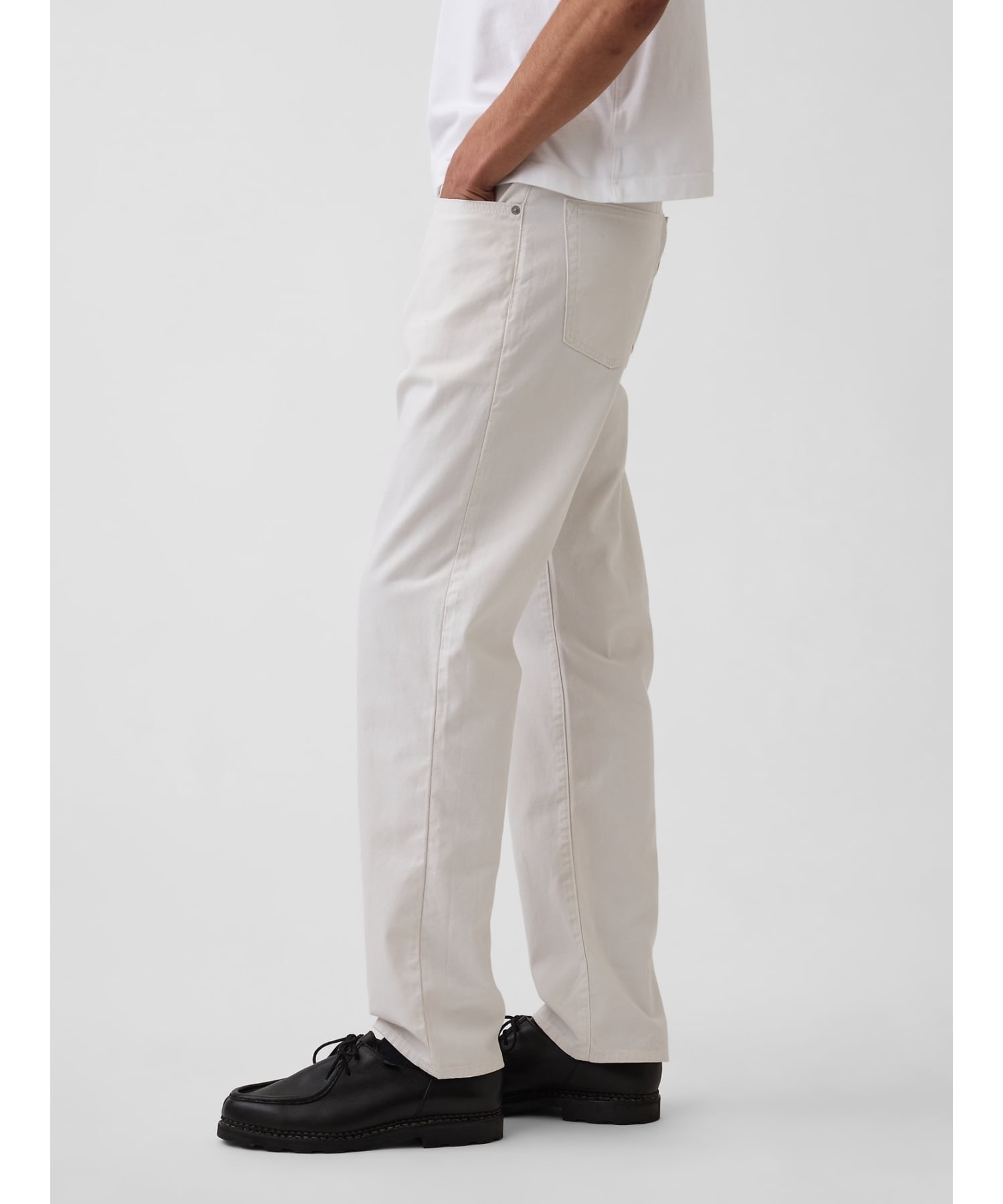 (U)リラックスフィット ストレートデニム ギャップ パンツ その他のパンツ ホワイト