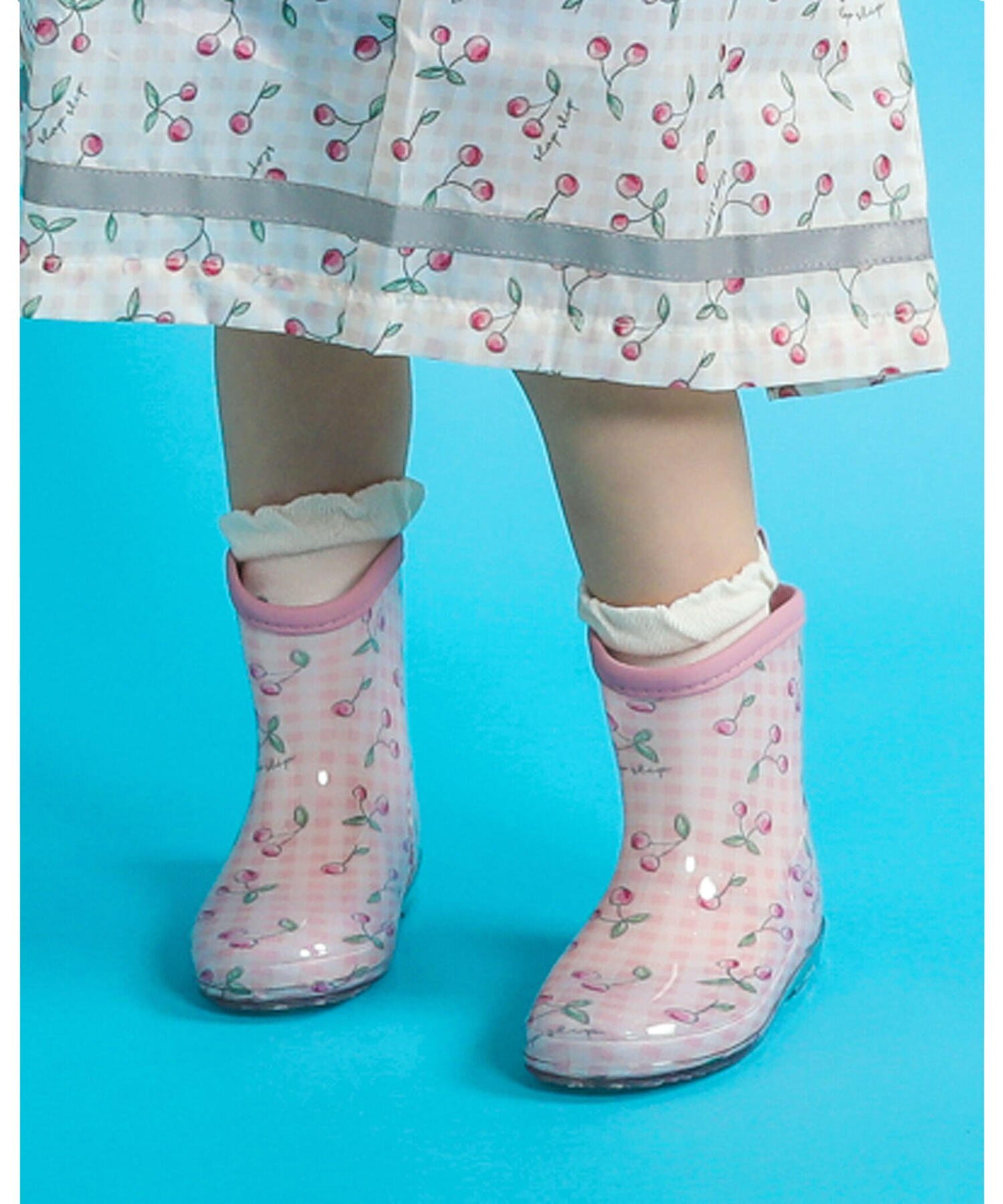 【SALE／20%OFF】SLAP SLIP ループ 付 柄ナレ 総柄 レインブーツ (13~18cm) ベベ オンライン ストア シューズ・靴 レインシューズ・ブーツのサムネイル