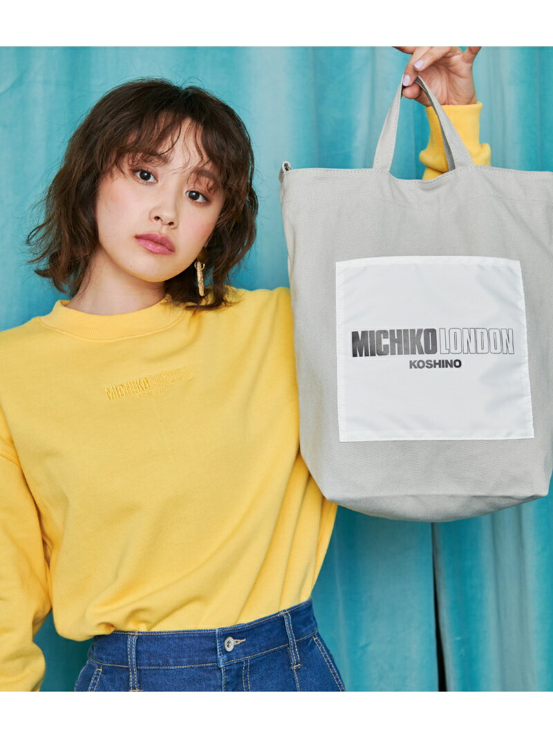 【SALE／70%OFF】VIS 【MICHIKOLONDONKOSHINO×ViS】【2WAY】トートバッグ ビス バッグ トートバッグ グレー ピンク イエロー