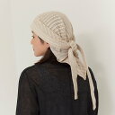 collex 【La Maison de Lyllis】KERCHIEF 三角巾カーチフ コレックス ヘアアクセサリー カチューシャ ヘアバンド ホワイト ブラウン【送料無料】