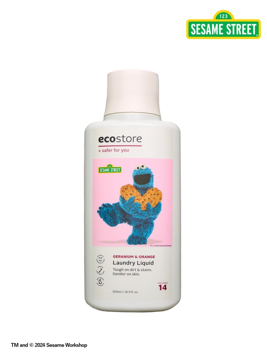 SESAME STREET MARKET 【eco store】 ランドリーリキッド＜ゼラニウム&オレンジ＞500mL セサミストリートマーケット インテリア・生活雑貨 その他のインテリア・生活雑貨 ブルーのサムネイル