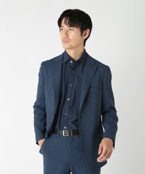 【SALE／50%OFF】CROWDED CLOSET TRABEST ポプリンテーラードジャケット メンズ ビギ ジャケット・アウター テーラードジャケット・ブレザー グレー ネイビー【送料無料】
