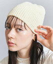 【SALE/30%OFF】BEAUTY&YOUTH UNITED ARROWS コットン メッシュ ニットキャップ ビューティー&ユース ユナイテッドアローズ 帽子 ニット帽・ビーニー ホワイト ブラック