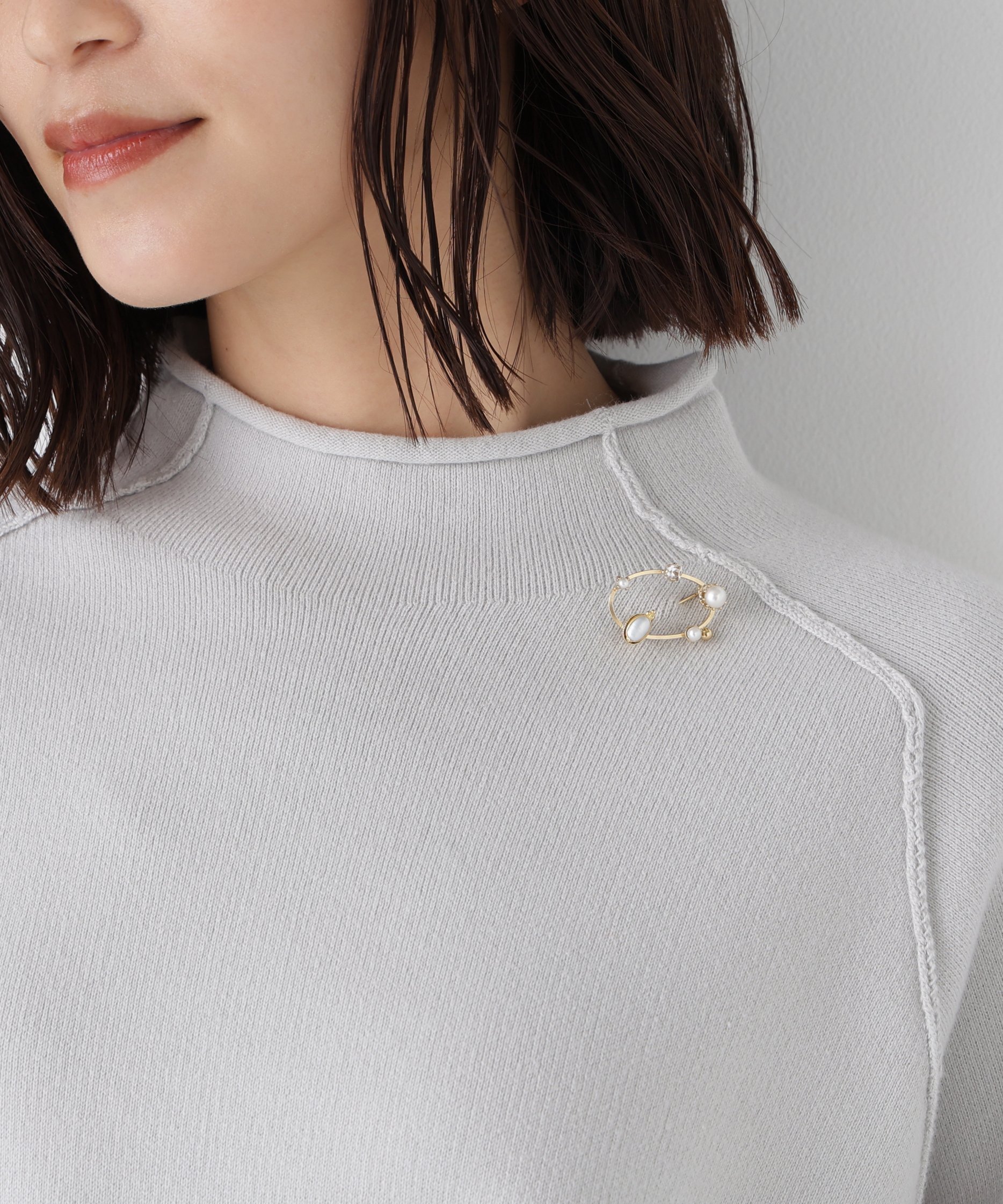 human woman Junco Parisオーバルパールブローチ ヒューマン ウーマン ファッション雑貨 その他のファッション雑貨 ゴールド【送料無料】