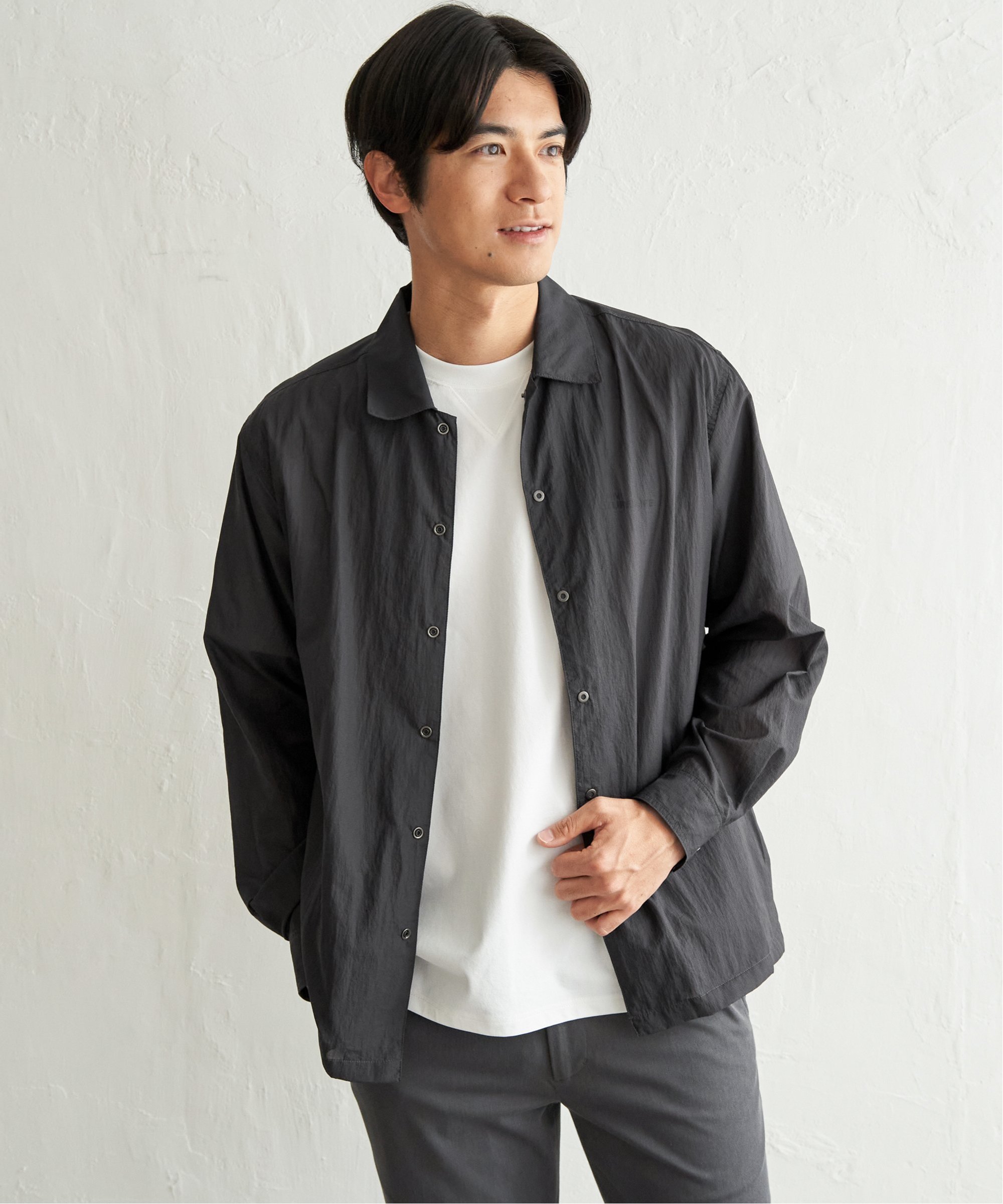ikka カルスギシャウター イッカ ジャケット・アウター ブルゾン・ジャンパー グレー ブルー