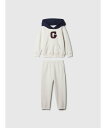 【SALE/49%OFF】GAP (K)babyGap ヴィンテージソフト GAPロゴ パーカーセット ギャップ トップス スウェット・トレーナー ホワイト ブ...