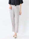 【SALE/20%OFF】m.f.editorial ストレッチウォッシャブル テーパードパンツ ライトグレー(セットアップ可能) 【25SS】 レディース ス...