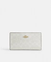 【SALE/62%OFF】COACH OUTLET 【公式】スリム ジップ ウォレット・シグネチャー キャンバス コーチ アウトレット 財布・ポーチ・ケース そ...
