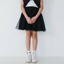 branshes 【b.+A】金子綾/チュールスカート ブランシェス スカート その他のスカート ホワイト ブラック