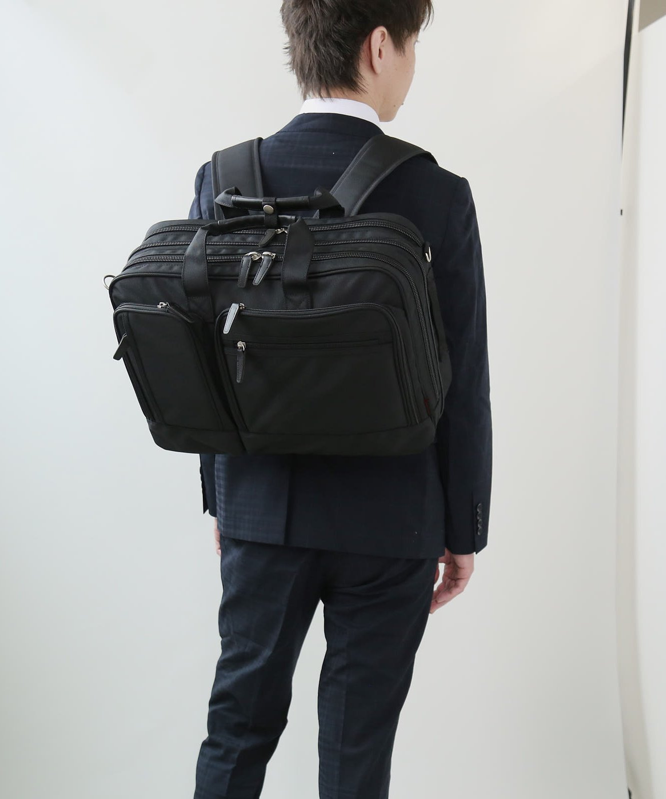 CAPTAIN STAG CAPTAINSTAG 3WAYビジネスバッグ 1222 ローラ バッグ ビジネスバッグ・ブリーフケース ブラック